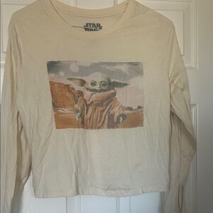 Star Wars Kids Beige Long Sleeve Tee